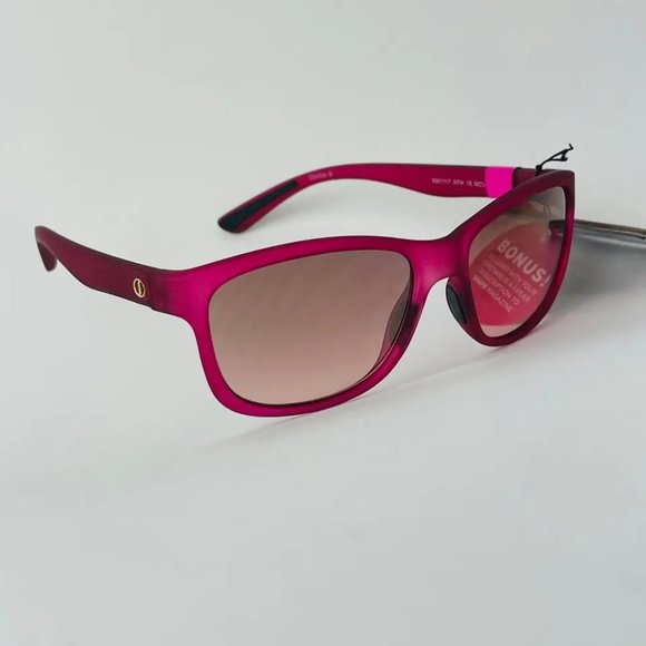 SG00762 Shape AFH 16 MCV Sunglasses 100% UVA/UVB lens Protect, Pink Frame Women - Picture 2 of 7